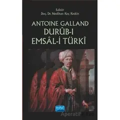 Durub-ı Emsal-i Türki - Antoine Galland - Nobel Akademik Yayıncılık