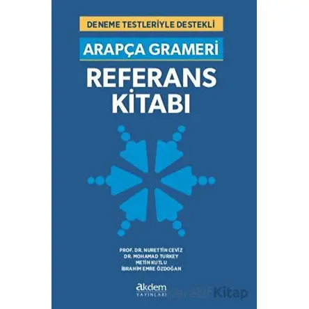 Arapça Grameri Referans Kitabı - Nurettin Ceviz - Akdem Yayınları