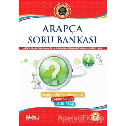 Arapça Soru Bankası - Kolektif - Akdem Yayınları