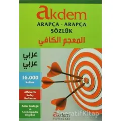 Akdem Arapça - Arapça Sözlük - Kolektif - Akdem Yayınları