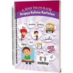 6. Sınıf İmam Hatip Arapça Kelime Kartelası - Kadir Güneş - Mektep Yayınları