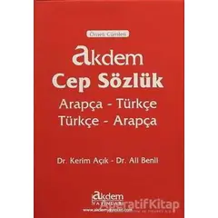 Akdem Cep Sözlük - Ali Benli - Akdem Yayınları