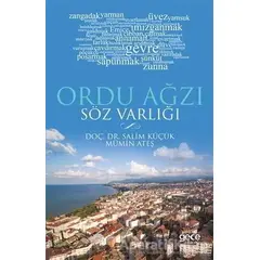 Ordu Ağzı Söz Varlığı - Mümin Ateş - Gece Kitaplığı