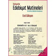 Türkiye’de Edebiyat Matineleri - Erol Gökşen - h2o Kitap