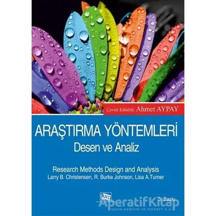 Araştırma Yöntemleri: Desen ve Analiz - R. Burke Johnson - Anı Yayıncılık