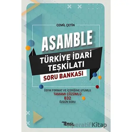 Asamble Türkiye İdari Taşkilatı Çözümlü Soru Bankası - Cemil Çetin - Temsil Kitap