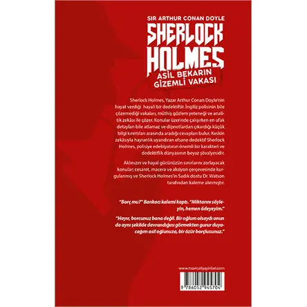 Asil Bekarın Gizemli Vakası - Sherlock Holmes - Maviçatı Yayınları