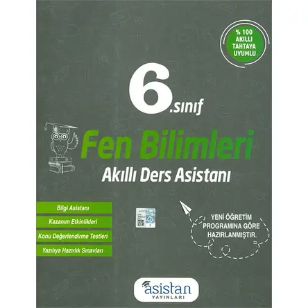 Asistan 6.Sınıf Fen Bilimleri Akıllı Ders Asistanı