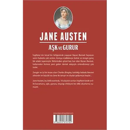 Aşk ve Gurur - Jane Austen (Özet Kitap) Maviçatı Yayınları