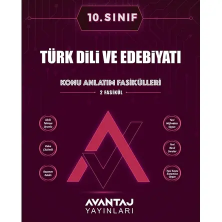 Avantaj 10. Sınıf Türk Dili ve Edebiyatı Konu Anlatım Fasikülleri