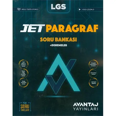 Avantaj 2021 LGS Jet Paragraf Soru Bankası + Denemeler