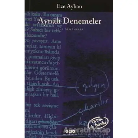 Aynalı Denemeler - Ece Ayhan - Yapı Kredi Yayınları