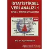 İstatistiksel Veri Analizi 1 - Ayşe Oğuzlar - Ezgi Kitabevi Yayınları