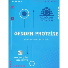 AYT Genden Proteine Biyoloji Konu Anlatım Çöz Kazan Yayınları