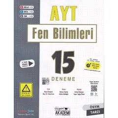 Üçgen Akademi AYT Fen Bilimleri 15 li Deneme Sınavı