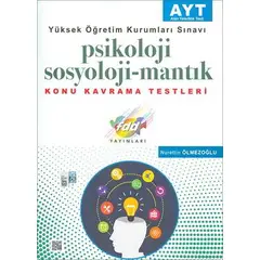 FDD AYT Psikoloji Sosyoloji Mantık Konu Kavrama Testleri