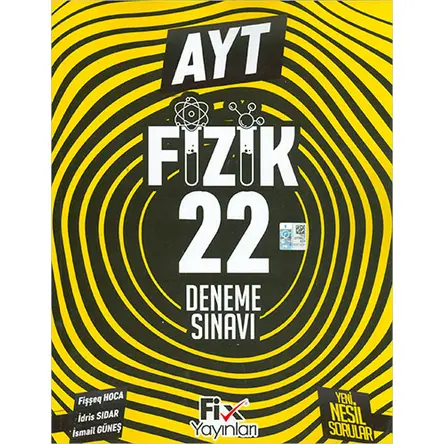 2024 AYT Fizik 22 Denemeleri - İdris Sırdar - Fix Yayınları