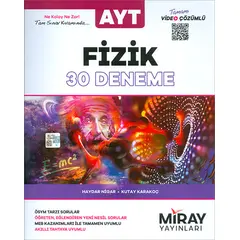 AYT Fizik 30 Deneme Miray Yayınları