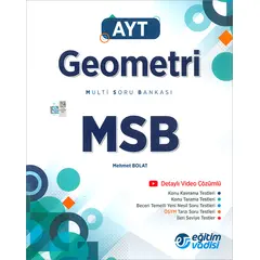 AYT Geometri MSB Multi Soru Bankası Eğitim Vadisi Yayınları