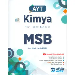 AYT Kimya MSB Multi Soru Bankası Eğitim Vadisi