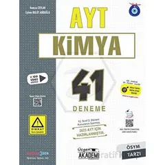 Ayt Kimya 41 Deneme 1 Dönem Deneme - Üçgen Yayıncılık