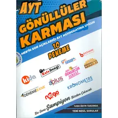 AYT En Çok Satan 10 Farklı Deneme (Kampanyalı) Gönüllüler Karması