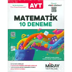AYT Matematik 10 Deneme Miray Yayınları