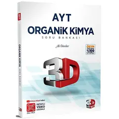 3D Yayınları AYT Organik Kimya Soru Bankası Video Çözümlü