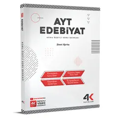 AYT Edebiyat Konu Özetli Soru Bankası 4K Yayınları