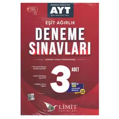 Limit AYT Eşit Ağırlık 3 lü Deneme Sınavları