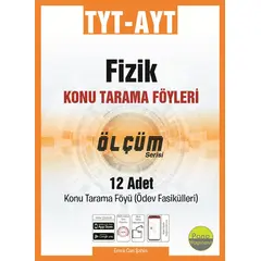 TYT-AYT Fizik Tarama Föyleri 12 Fasikül Pano Yayınevi