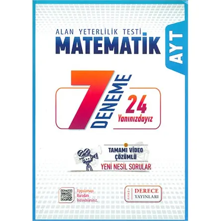 AYT Matematik 7 Deneme Derece Yayınları