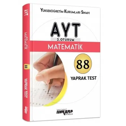 AYT Matematik 88 Yaprak Test Ankara Yayıncılık