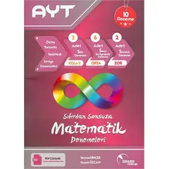 AYT Sıfırdan Sonsuza Matematik Video Çözümlü 10 lu Deneme Doktrin Yayınları