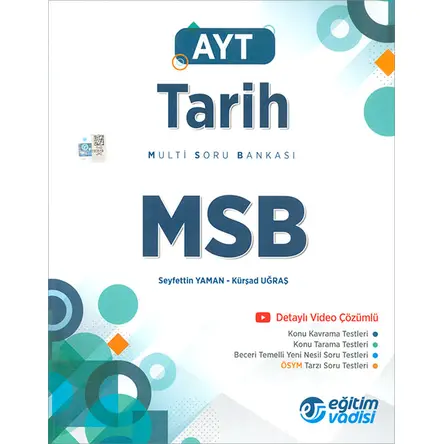 AYT Tarih MSB Multi Soru Bankası Eğitim Vadisi