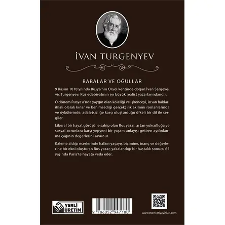 Babalar ve Oğullar - İvan Turgenyev - Maviçatı (Dünya Klasikleri)