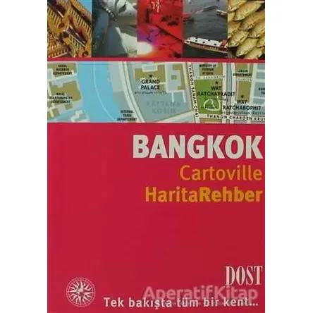 Bangkok Cartoville Harite Rehber - Vincent Grandferry - Dost Kitabevi Yayınları