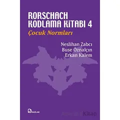 Rorschach Kodlama Kitabı 4 - Neslihan Zabcı - Bağlam Yayınları