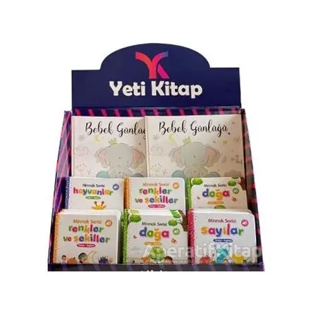 Bebek Kitapları Standı (45 Kitap - 5 Çeşit) - Kolektif - Yeti Kitap