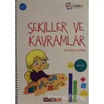 Şekiller ve Kavramlar Etkinlik Kitabı (48 Ay ve Üzeri) - Mavi Çember Okul Öncesi Eğitim