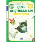 Çizgi Alıştırmaları - Hayvanlar (4 Yaş) - Kolektif - Parıltı Yayınları