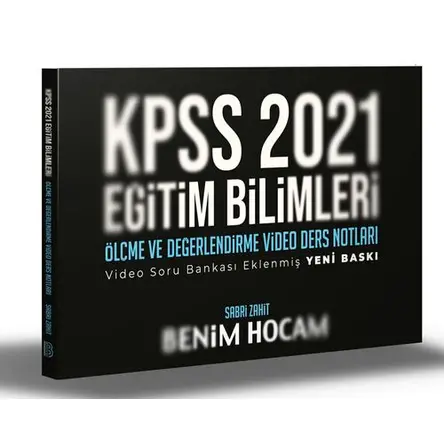 Benim Hocam 2021 KPSS Ölçme ve Değerlendirme Video Ders Notları