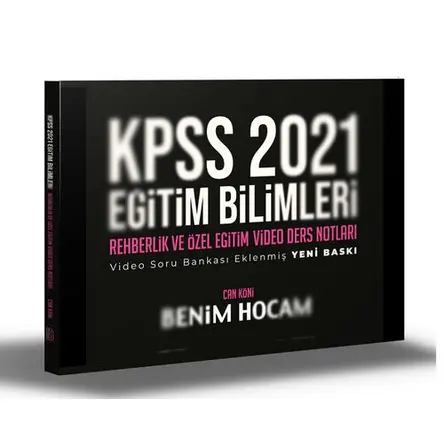 Benim Hocam 2021 KPSS Rehberlik Video Ders Notları