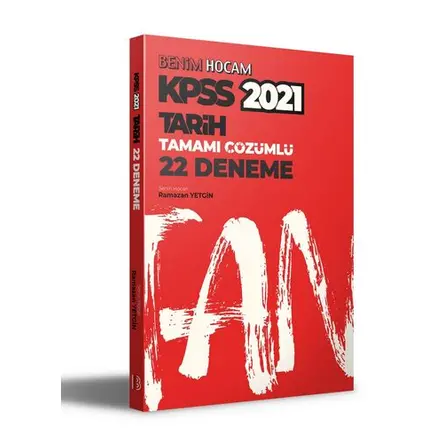 Benim Hocam 2021 KPSS Tarih Tamamı Çözümlü 22 Deneme