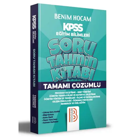 Benim Hocam 2022 KPSS Eğitim Bilimleri Tamamı Çözümlü Soru Tahmin Kitabı