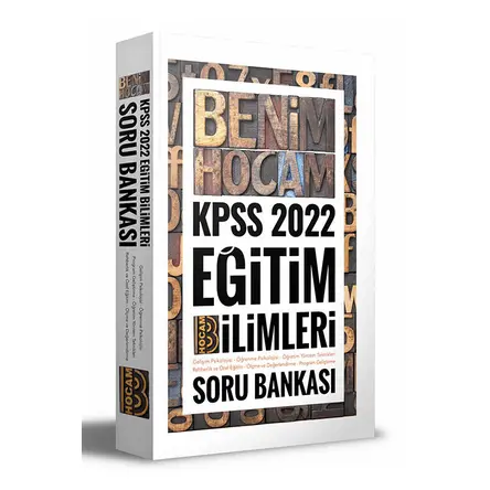 Benim Hocam 2022 KPSS Eğitim Bilimleri Tek Kitap Soru Bankası