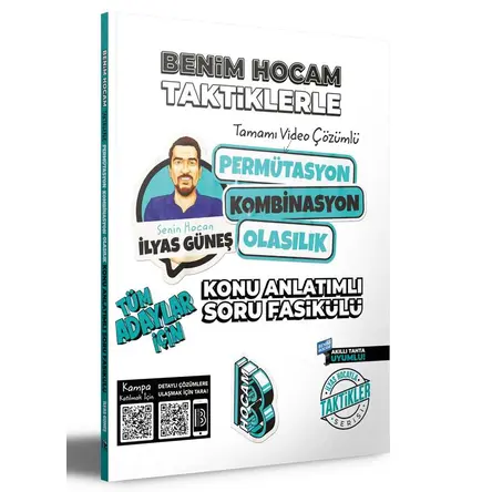 Benim Hocam Tüm Adaylar İçin Taktiklerle Permütasyon Kombinasyon Olasılık Konu Anlatımlı Soru