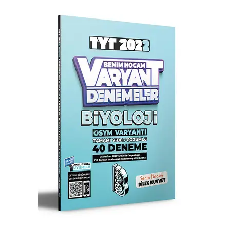 Benim Hocam 2022 TYT Biyoloji Tamamı Video Çözümlü 40 Deneme Sınavı