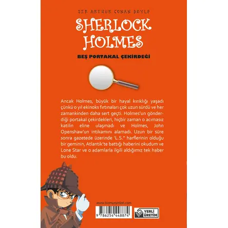 Beş Portakal Çekirdeği - Sherlock Holmes - Biom Yayınları