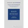 Basın Hukuku - Sulhi Dönmezler - Beta Yayınevi